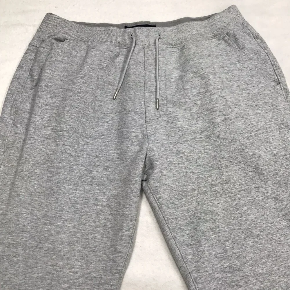 ABERCROMBIE & FITCH Essential Jogger Men XL (36x28) Gray Stretch Drawstring